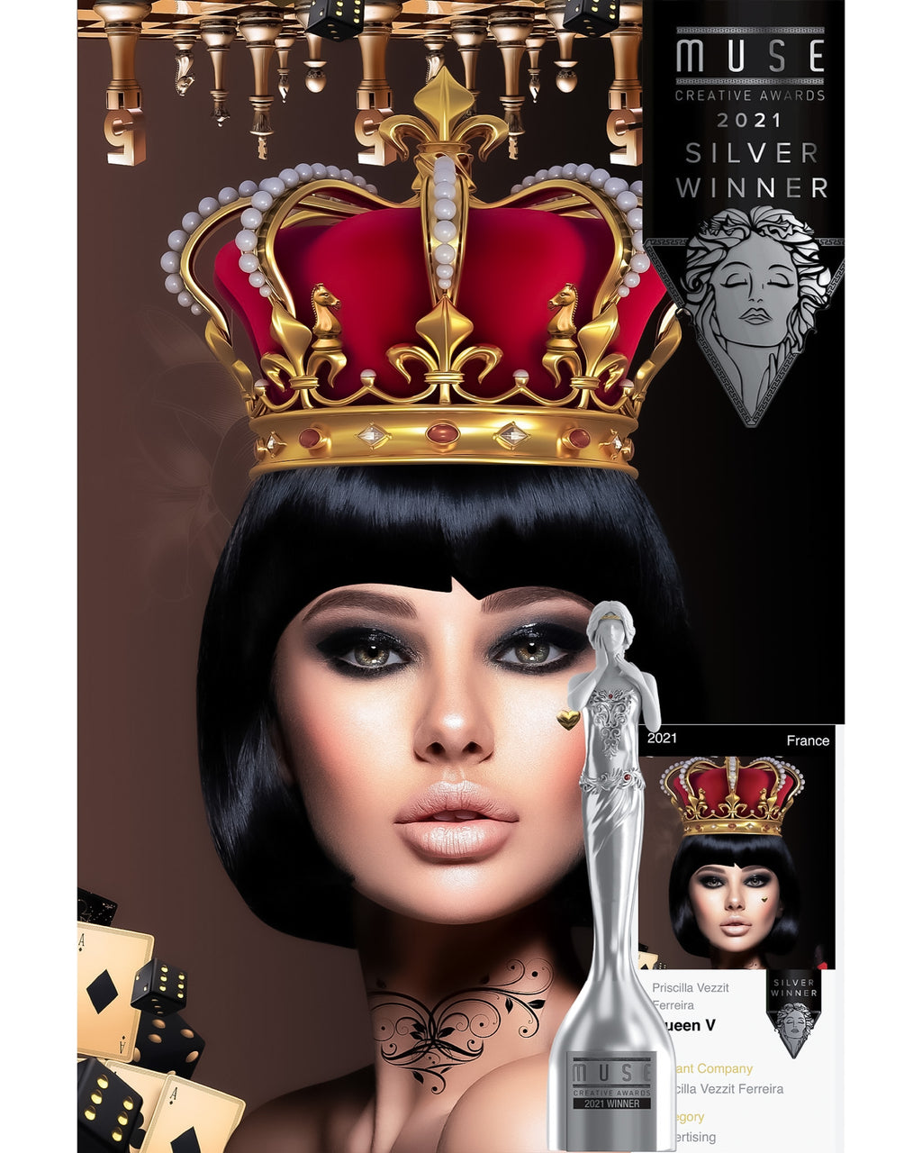 Queen V L'échec et mat