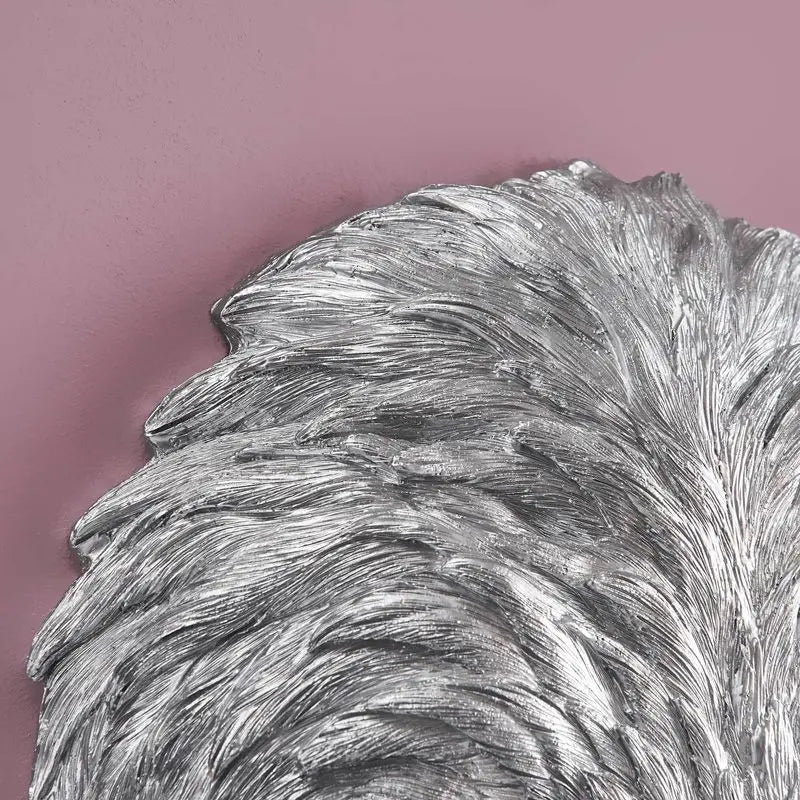 Applique Murale Flamingo Royal Sculpture Lumineuse Dorée de Luxe. 26,5 cm x 24,5 cm x 71,5 cm